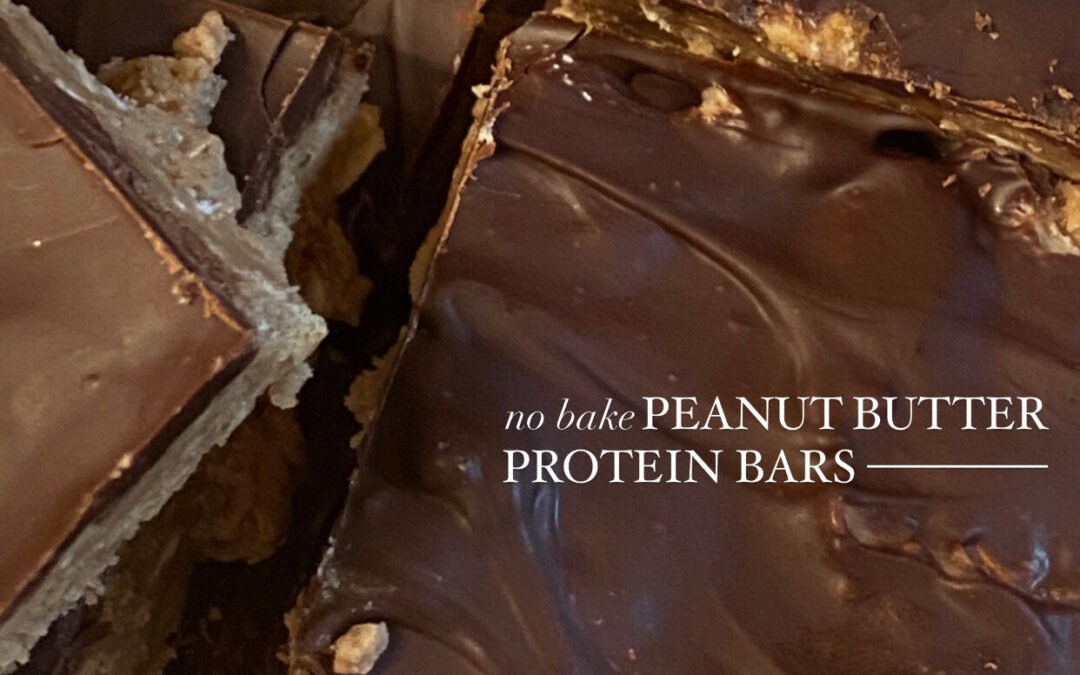 NO BAKE PEANUT BUTTER PROTEIN BAR RECIPE